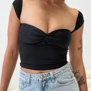 Larisha Off The Shoulder Top Black