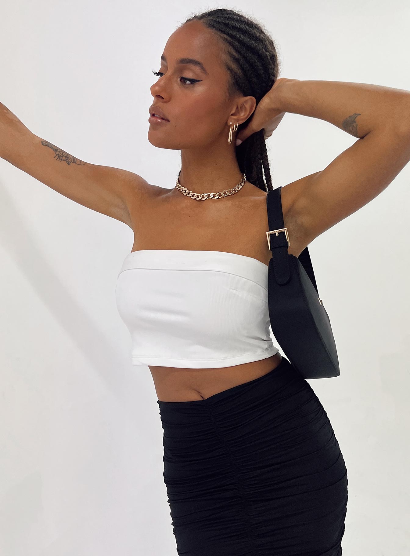 Apollo Strapless Top White - Image 2