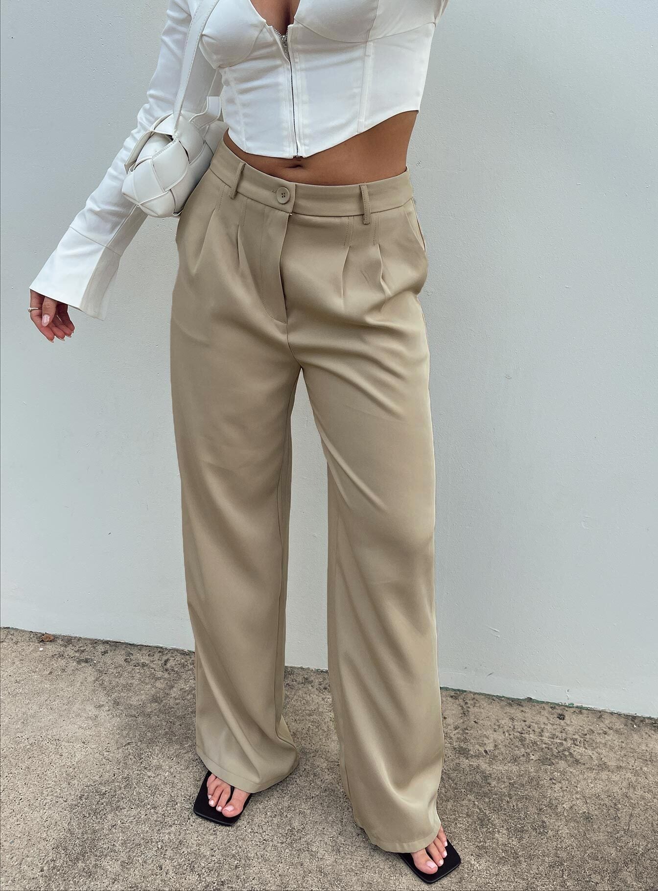 Archer Pants Taupe Tall - Image 6