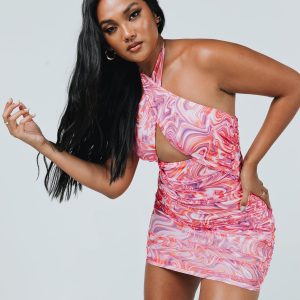 Christoph Mini Dress Pink