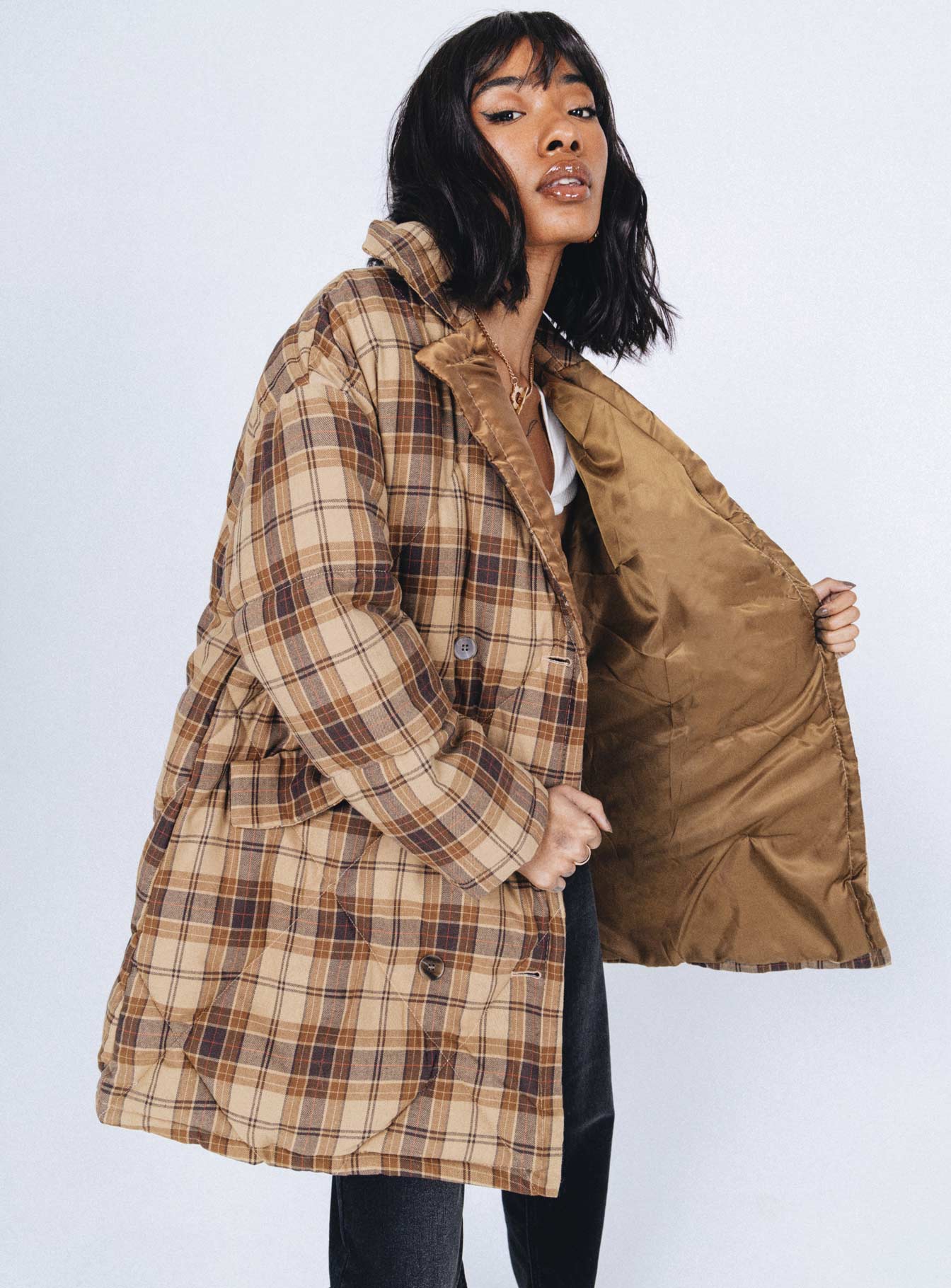 Nyomi Coat Brown - Image 3