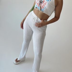 Santorini Knit Pant Ivory