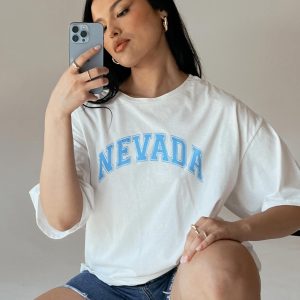 Nevada Graphic Tee White