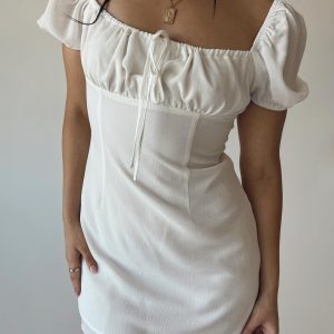 Snowdrop Mini Dress White