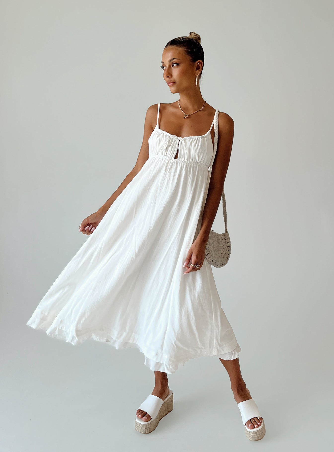 Empress Of Love Maxi Dress White - Image 6