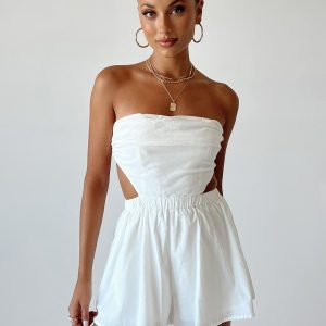 Jessia Romper White