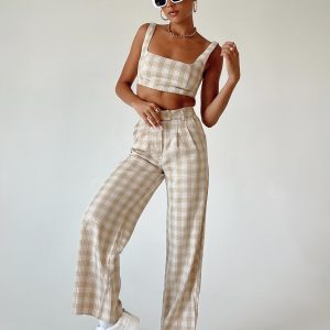 Huxley Set Beige Check