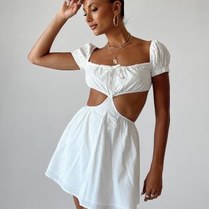 Solice Mini Dress White