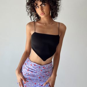 Amelia Mini Skirt Purple