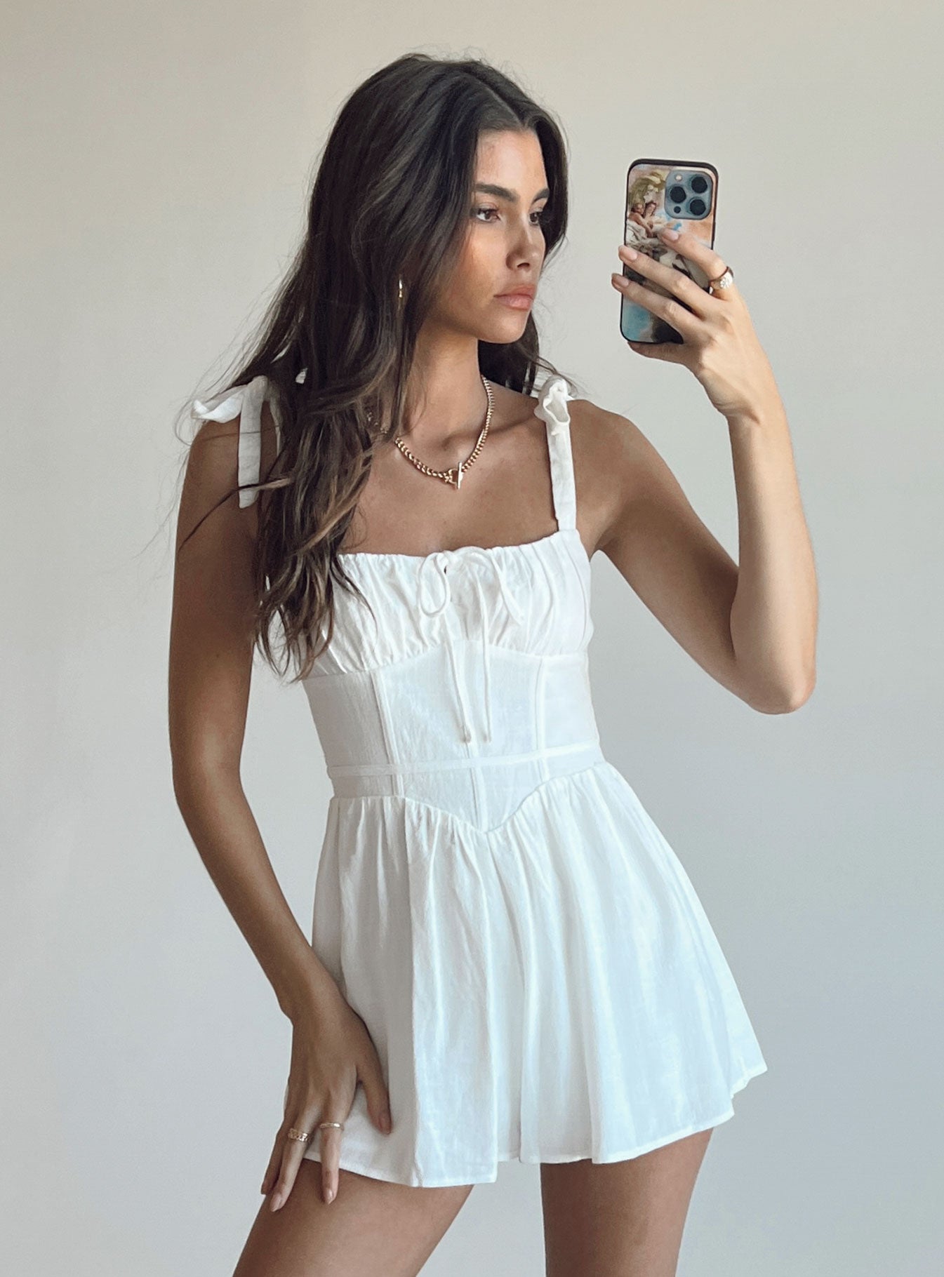 Lehanna Romper White