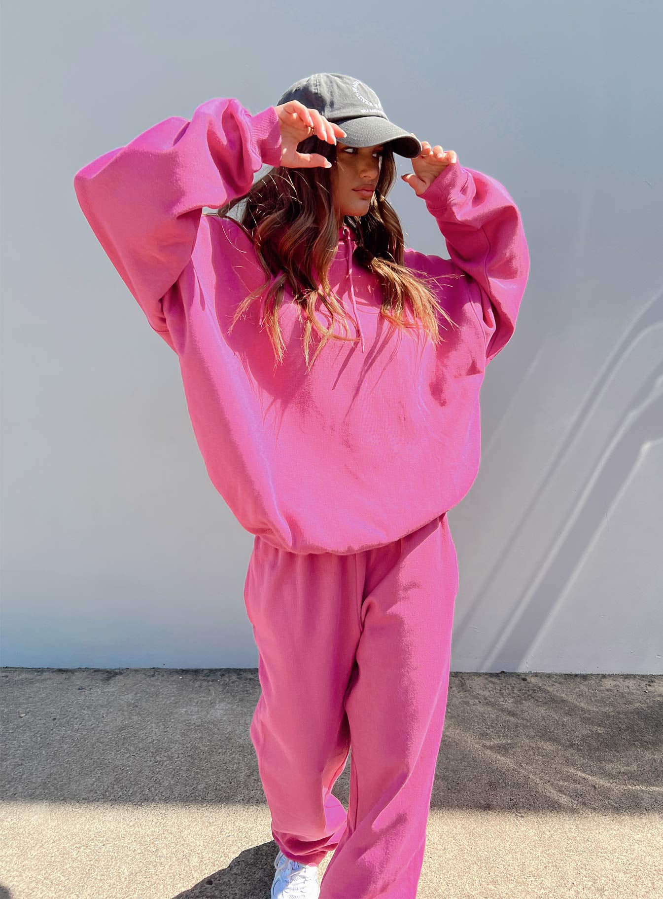 Ritu Oversized Hoodie Pink - Image 3