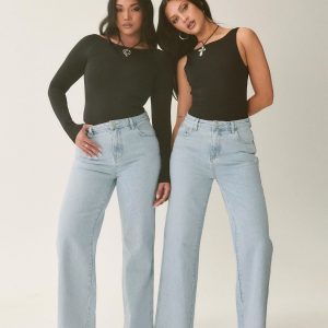 Arlington Straight Leg Denim Jeans Light Wash Tall