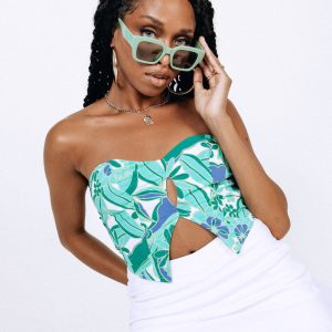 Amaia Top Green / Floral