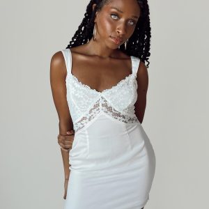 Jeroma Mini Dress White