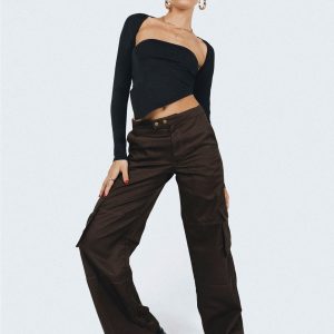 Motel Saul Trouser Dark Brown