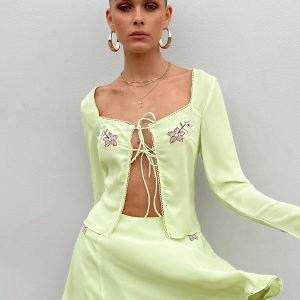 Saleya Long Sleeve Top Green