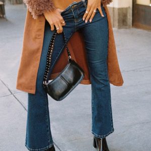 Samner Low Rise Bootcut Jeans Dark Blue