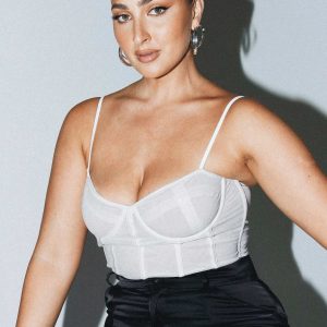 Hunter Mesh Corset Ivory