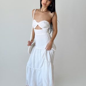 Allie Maxi Dress White