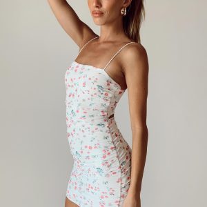 Holloway Wishes Mini Dress White Floral
