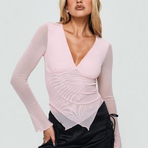 Potential Long Sleeve Top Pink