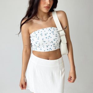 Selby Mini Skirt White Petite