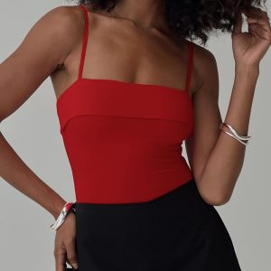 Lilani Bodysuit Red
