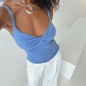 Dalma Twist Top Blue