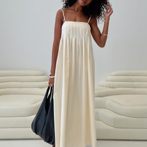 Frankye Maxi Dress Cream