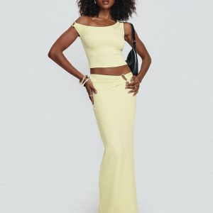 Whiley Maxi Skirt Cream