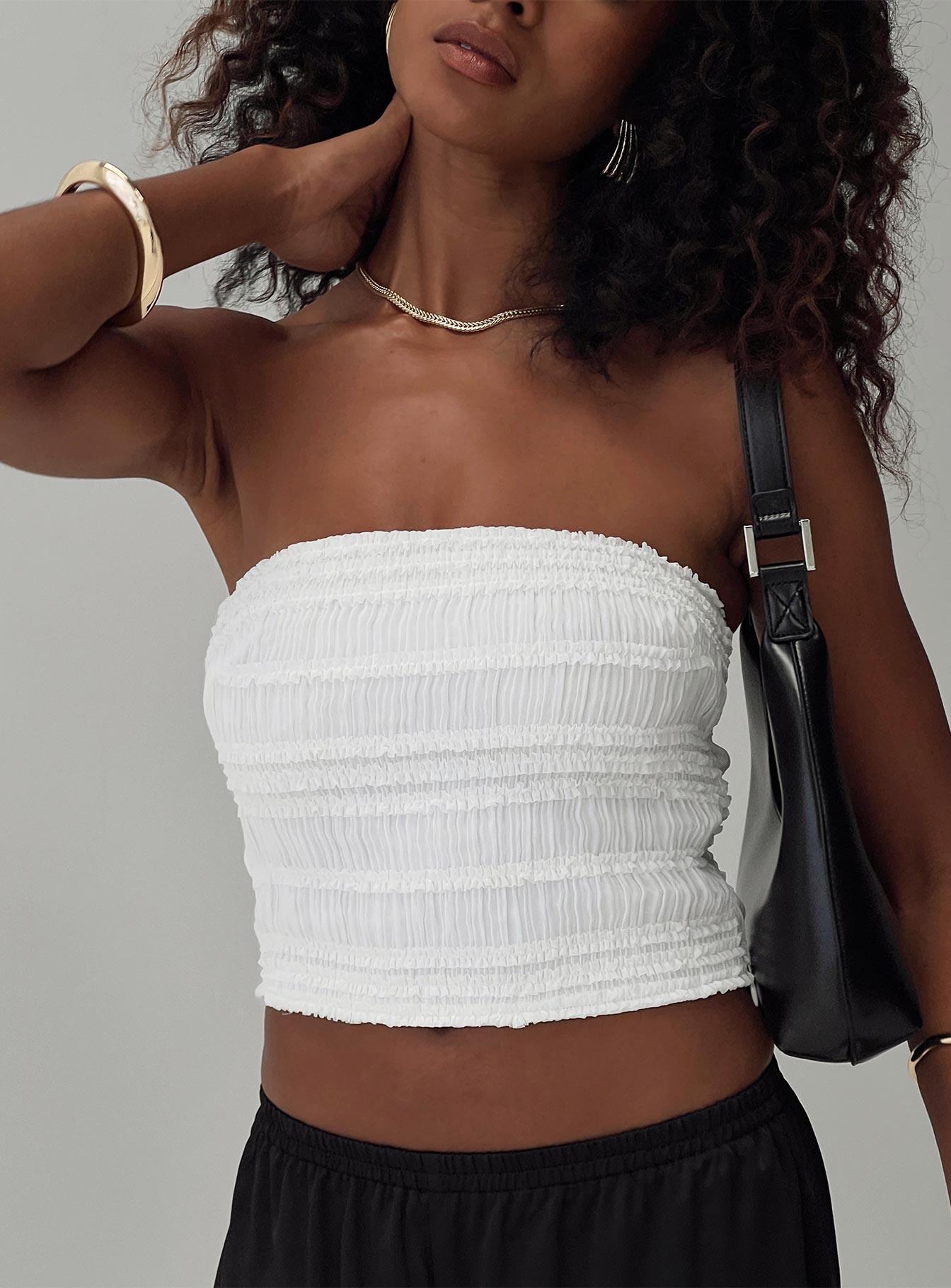 Lelande Tube Top White - Image 8