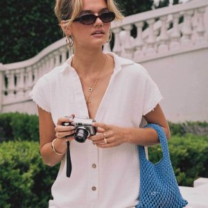 Salt Lake Romper White