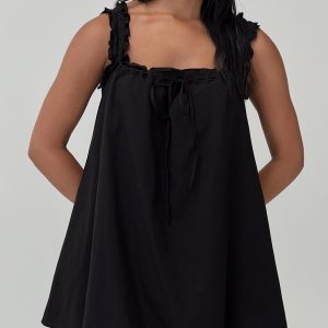 Swing Mini Dress Black Petite
