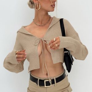 Sailer Knit Sweater Beige