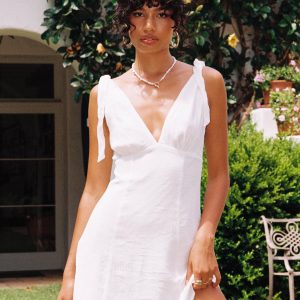 Island Time Mini Dress White