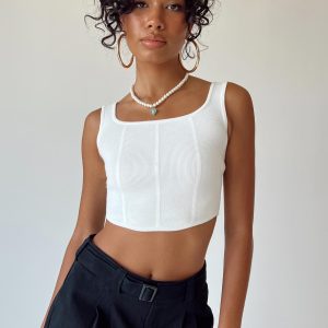 Josette Top White