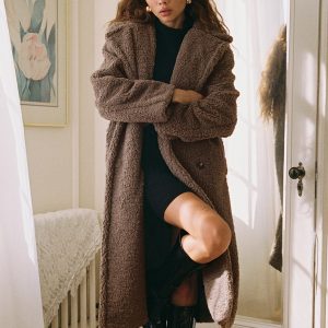 Sonoma Teddy Coat Brown