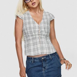 Annaleah Low Rise Denim Skort Mid Blue