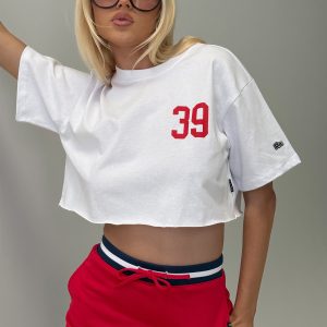 Boston University Track Top White