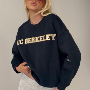 UC Berkeley Offside Crewneck Sweatshirt Navy