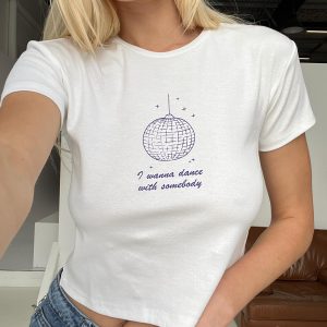 My Girl Graphic Top White