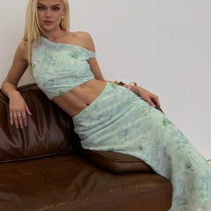 Devereaux One Shoulder Set Green