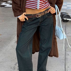 Hocus Pocus Low Rise Wide Leg Jean Dark Wash