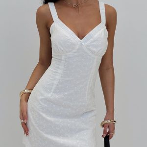 Almuna Mini Dress White