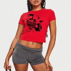 Akeko Tee Red