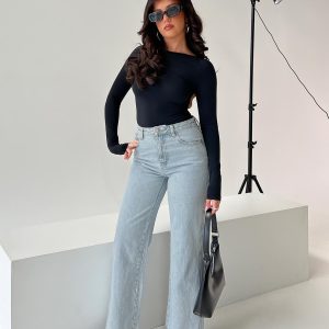 Arlington Straight Leg Denim Jeans Light Wash Petite