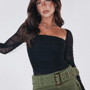 Delany Bodysuit Black Petite