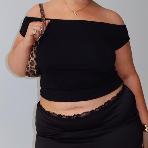 Irina Multi-wear Top Black Curve