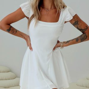 Aquaria Mini Dress White