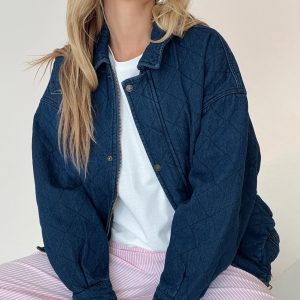 Kenny Bomber Jacket Dark Denim